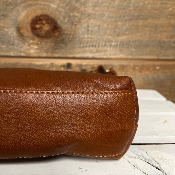 BERLINER BAGS Vintage Leather Shoulder Bag Marbella Crossbody Never Used - Picture 10 of 12